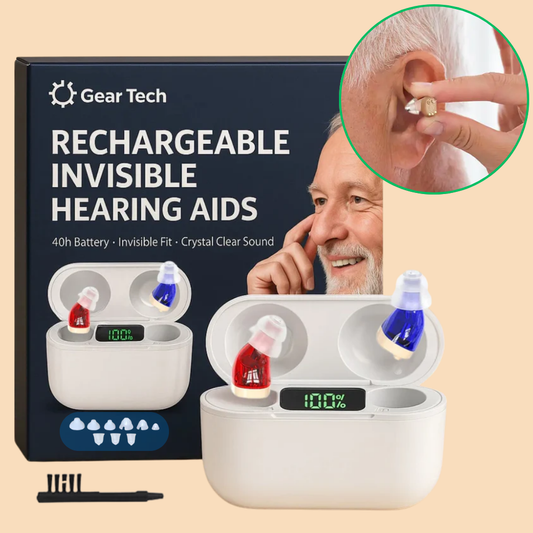 Invisible Rechargeable Hearing Aids UK – Discreet In Ear Hearing Aids for Clear Sound & Comfort | Small Hidden Hearing Aid