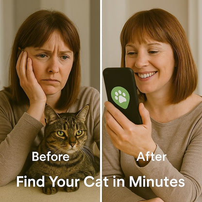 #1 Find  GPS Cat Tracker with Real-Time Location, Waterproof Design, and Activity Monitoring for Pet Safety and Tracking