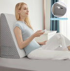 Wedge Pillow for Sleep Apnea | Elevates Head, Reduces Snoring & Acid Reflux for Restful Sleep