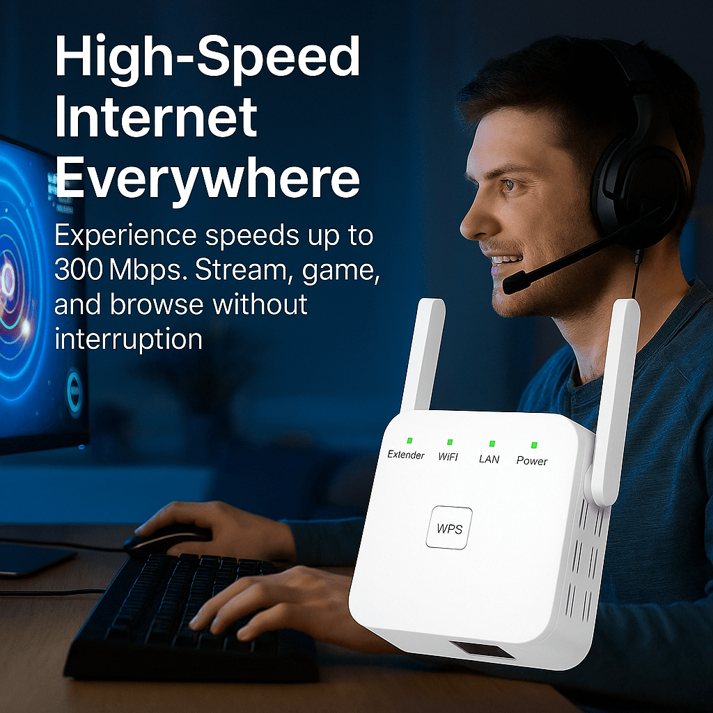 UltraXtend 5G WiFi Booster UK – Best Dual-Band WiFi Extender for Home & Garden Signal Coverage