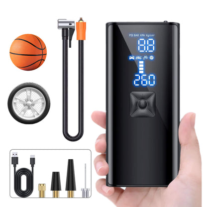 LumenPump Air Compressor – Cordless Tyre Pump for Quick & Efficient Car Tyre Inflation Anywhere