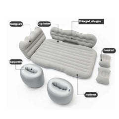 Portable Comfortable Car Air Bed Inflatable Mattress for All Cars SUV Trunk Split Travel Bed Mattress