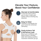 Invisible Back Posture Corrector | Adjustable, Comfortable Design for Improved Posture and Back Support
