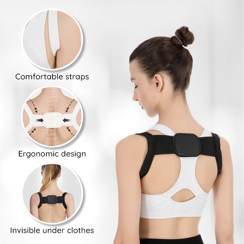 Invisible Back Posture Corrector | Adjustable, Comfortable Design for Improved Posture and Back Support