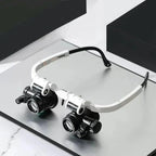 LED Magnifying Glasses with 8x, 15x, and 23x Magnification for Detailed Viewing and Precision Work