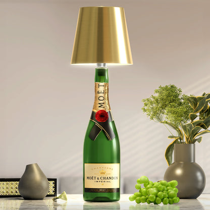 Wireless Bottle Lamp Kit | Universal Fit. Rechargeable & Waterproof for Indoor and Outdoor Decor
