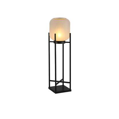 Solar Floor Lamp Lantern - Waterproof LED Outdoor Lighting for Patios, Gardens, and Backyards