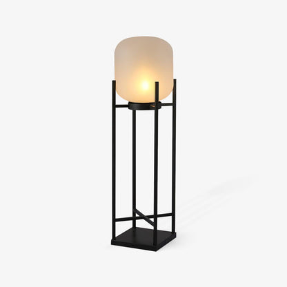 Solar Floor Lamp Lantern - Waterproof LED Outdoor Lighting for Patios, Gardens, and Backyards