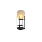 Solar Floor Lamp Lantern - Waterproof LED Outdoor Lighting for Patios, Gardens, and Backyards