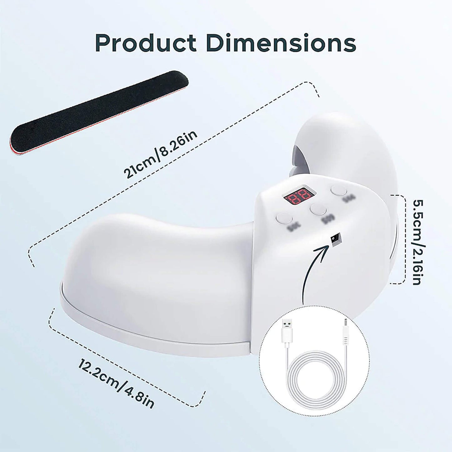 Laser Nail Fungus Removal Device | Advanced Home Treatment with Red & Blue Light for Healthy Nails