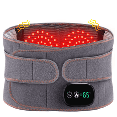 Heated Lower Back Support - Adjustable Heat Therapy for Pain Relief