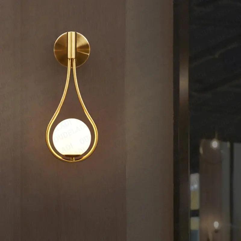LED Modern Nordic Wall Light Fixture - Adjustable Sconce for Living Room, Bedroom & Hallway Lighting