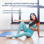 Red Light Therapy for Pain – Adjustable LED Belt for Back & Muscle Inflammation Relief