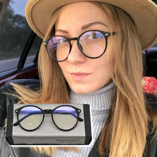 Blue Light Blocking Glasses | Anti-Eye Strain & Glare PC Screen Glases | UV Blocking Computer Glasses
