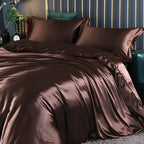 Silk Bedding Set – Silky Bed Sheets for Double & King Size / Silk Bedclothes