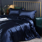 Silk Bedding Set – Silky Bed Sheets for Double & King Size / Silk Bedclothes
