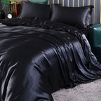Silk Bedding Set – Silky Bed Sheets for Double & King Size / Silk Bedclothes