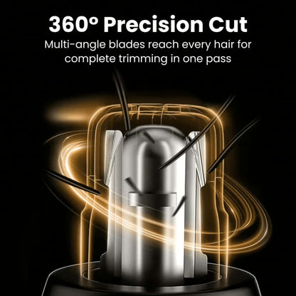 Onyx Edge - Best Nose Hair Cutters for Men | USB-C Rechargeable, Painless & Quiet with a Waterproof Head for Travel & Daily Grooming