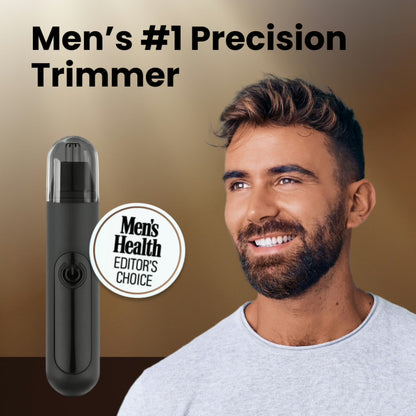 Onyx Edge - Best Nose Hair Cutters for Men | USB-C Rechargeable, Painless & Quiet with a Waterproof Head for Travel & Daily Grooming