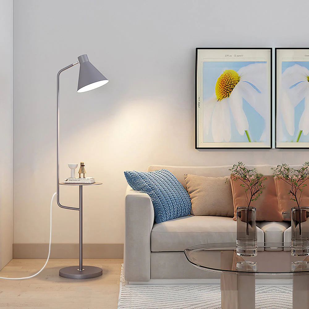 LED Macaron Floor Lamp - Colorful Adjustable Lighting Fixture for Living Room & Bedroom Decor