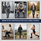 Wide Calf Compression Socks for Men & Women | Plus Size, XXL, XXXL | 20-30mmHg Support for Large Calves