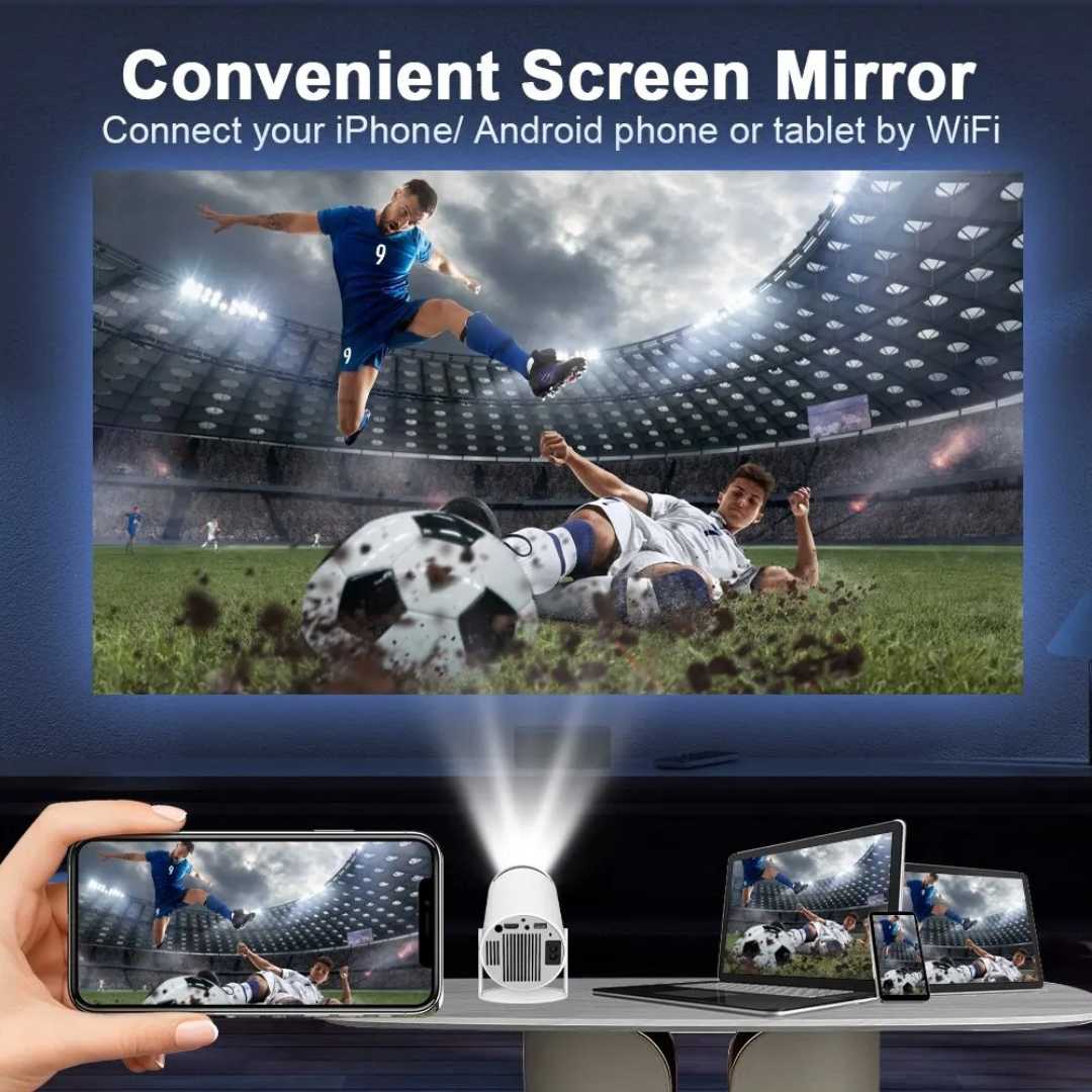 Best 4K Projector for Home Theater - Magcubic Android 11 Dual Wifi6 1080P 1280*720P LED Portable Projector