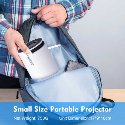 Best 4K Projector for Home Theater - Magcubic Android 11 Dual Wifi6 1080P 1280*720P LED Portable Projector