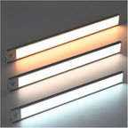 Magnetic Motion Sensor Light | Modern Silver Design, USB Rechargeable & Easy-to-Mount for Home Safety and Ambiance