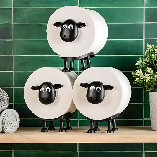Sheep Toilet Paper Holder | Charming, Space-Saving Design for Bathroom Organization & Fun Décor