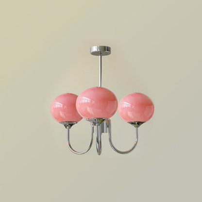 LED Marshmallow Chandelier Light Fixture - Modern White Pendant Lighting for Dining Room & Living Room Decor