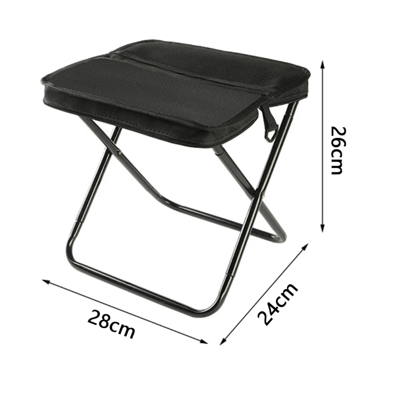 Ultra-Light Foldable Camping Chair | Tear-Resistant, Space-Saving & Ideal for Festivals, Fishing Trips & Outdoor Relaxation
