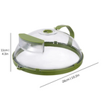 Handy Microwave Cover | Locks in Moisture, Safe Handle & Versatile for Home, Dorms, and Apartments