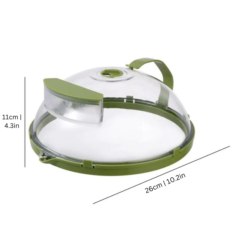 Handy Microwave Cover | Locks in Moisture, Safe Handle & Versatile for Home, Dorms, and Apartments