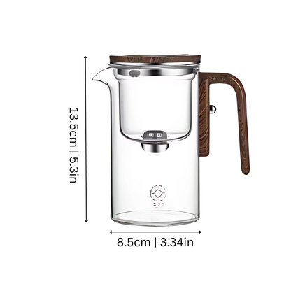Tea Infuser | Durable Borosilicate Glass for Effortless Hot & Cold Brewing at Home