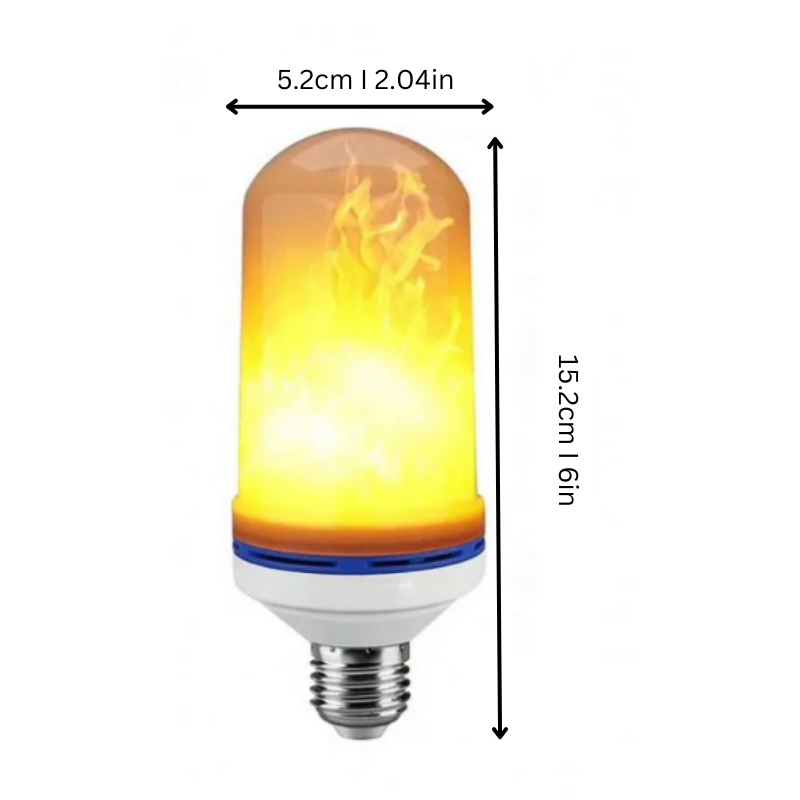 Flickering Flame LED Bulb | Energy-Efficient, Safe & Ideal for Cozy Home Ambiance