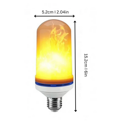 Flickering Flame LED Bulb | Energy-Efficient, Safe & Ideal for Cozy Home Ambiance