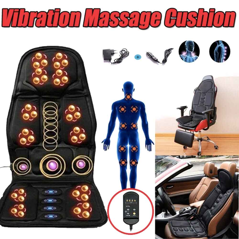 Massage Chair Pad with Heat | 8 Massage Modes, Deep Tissue Relief & Portable for Home and Car Use
