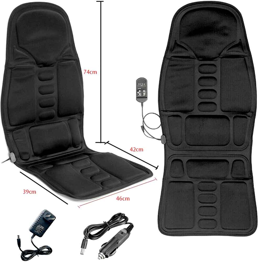 Massage Chair Pad with Heat | 8 Massage Modes, Deep Tissue Relief & Portable for Home and Car Use