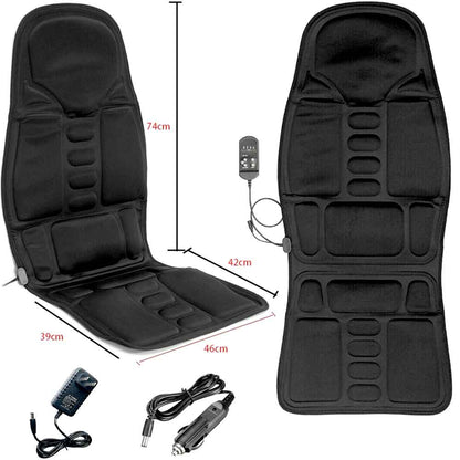 Massage Chair Pad with Heat | 8 Massage Modes, Deep Tissue Relief & Portable for Home and Car Use