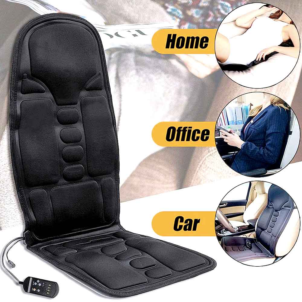 Massage Chair Pad with Heat | 8 Massage Modes, Deep Tissue Relief & Portable for Home and Car Use