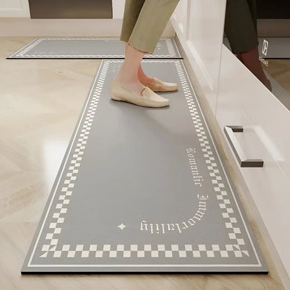Quick-Drying Non-Slip Kitchen Mat | Super Absorbent, Shock-Absorbing & Stylish for Safe Cooking Spaces