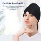 Cold Cap for Migraines – Gel Hood Headache Relief Mask with Light-Blocking Pressure Therapy