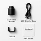 Mini Wireless Hidden Camera and Audio - Tiny Surveillance Mini Spy Cameras Wireless Nanny Monitoring