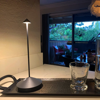 LED Table Lamp - Waterproof, Dimmable, Cordless Design for Home Office & Bedroom Lighting 2025