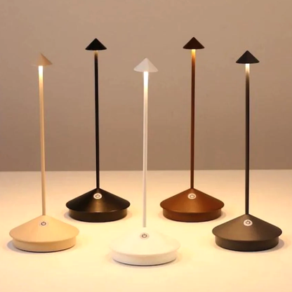 LED Table Lamp - Waterproof, Dimmable, Cordless Design for Home Office & Bedroom Lighting 2025