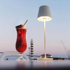 Luminara™ | Modern Rechargeable LED Wireless Table Lamp | Portable Lighting for Home, Office & Outdoor Use