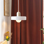 Scandi Bauhaus Pendant Light – Stylish Orange Ceiling Lamp for Contemporary Spaces