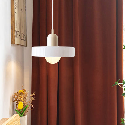 Colored Glass Bauhaus Pendant Light Fixture for Modern Home Decor & Dining Spaces