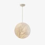 Moon Silk Pendant Lamp - Modern Hanging Light Fixture for Living Room & Dining Room Decor