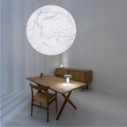Moon Silk Pendant Lamp - Modern Hanging Light Fixture for Living Room & Dining Room Decor
